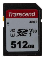ts512gsdc460t Transcend 512 GB Industrial SDXC SD Card, V30