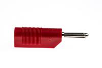 930729101 Hirschmann Test & Measurement Red Male Banana Plug, 4 mm Connector, Screw Termination, 30A, 30 V ac, 60V dc, Nickel