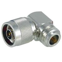 axa-nmnf90 L-Com Right Angle Coaxial Adapter N Socket to N Socket 1GHz