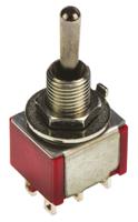 4-1825139-2 TE Connectivity Toggle Switch, Panel Mount, On-On-(On), DP3T, Wire Lug Terminal, 120 V ac, 28V dc