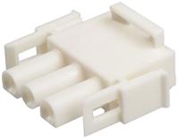 350766-4 TE Connectivity, Universal MATE-N-LOK Male Connector Housing, 6.35mm Pitch, 3 Way, 1 Row