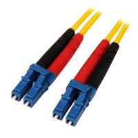 smfiblclc10 StarTech.com LC to LC Duplex Single Mode OS1 Fibre Optic Cable, 9/125μm, Yellow, 10m