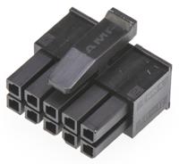 1-794617-0 TE Connectivity, Micro MATE-N-LOK Female Connector Housing, 3mm Pitch, 10 Way, 2 Row