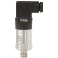 14071217 WIKA S-20 Series Pressure Sensor, -1bar Min, 0bar Max, 4 → 20 mA Output