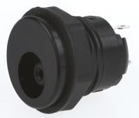 48402230 Schurter, JSBJ5 DC Socket Rated At 2.0A, 18.0 V, Panel Mount, length 18.2mm, Nickel, Silver