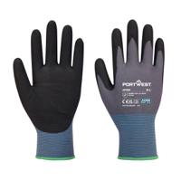 ap65k7rxxl Portwest AP65 Black, Grey Nylon Puncture & Tear Resistant Gloves, Size 2XL, Nitrile Foam Coating
