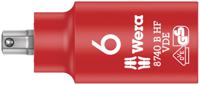 05004902001 Wera 3/8 in Drive 6mm Insulated Bit Socket, Hex Bit, 6mm, VDE/1000V, 55 mm Overall Length