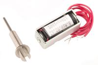 8m10-02-62-12-vcc-100 Mecalectro Linear Solenoid, 12 V dc, 0.1N, 30 x 12.7 x 10 mm