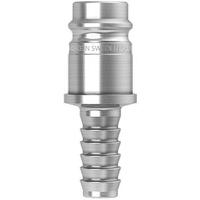 104105002 CEJN Steel Male Pneumatic Quick Connect Coupling, 1/4in Hose Barb