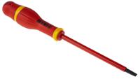 at55x125ve Facom Slotted Insulated Screwdriver, 5.5 x 1 mm Tip, 125 mm Blade, VDE/1000V, 235 mm Overall