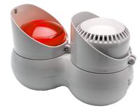 142-190 RS PRO Red Sounder Beacon, 120 → 240 V ac, IP66, Screw/Bracket Mount, 105dB at 1 Metre