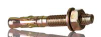 264-6411 RS PRO Carbon Steel Through Bolt M10 x 75mm, 10mm Fixing Hole