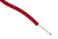 874-0374 RS PRO Red 0.08mm² Hook Up Wire, 28 AWG, 7/0.12 mm, 100m, PVC Insulation