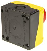 lbx11302 BACO LBX1 Series Key Release Emergency Stop Push Button, Surface Mount, 2NC, IP66