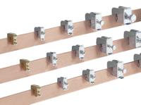 3457500 Rittal SV 3457 Series Sheet Steel Clamp for Use with Busbar Systems, 10.5 x 11mm