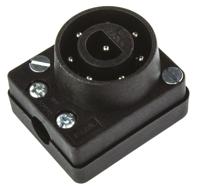 px0551 Bulgin Power Connector Cable Mount Plug, 8, Screw Down Termination, 6A, 250 V ac