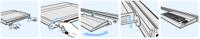 250-0419 RS PRO 650mm Keyboard Tray, For Use With Aluminium Structural System