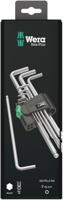 05073391001 Wera 9 piece L Shape Metric Hex Key Set, 1 x 1.5x90 mm, 1 x 2.0x100 mm, 1 x 2.5x112 mm, 1 x 3.0x126 mm, 1 x 4.0x140 mm,