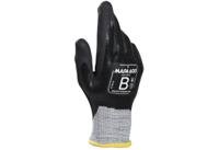 34600039 Mapa KRYTECH 600 Black, Grey High Density Polyethylene Nitrile Work Gloves, Size 9