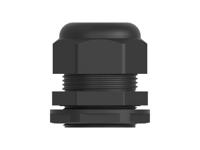 1sng626177r0000 Entrelec 1SNG Series Black PA 6 Cable Gland, PG29 Thread, 18mm min., 25mm max., IP66, IP68