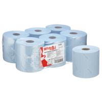 7255 Kimberly Clark WypAll Rolled Blue Paper Towel, 380mm, 800 Sheets