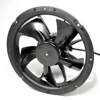 175-9838 RS PRO Axial Fan, 230 V ac, AC Operation, 781.5m³/h, 26W, 0.24A Max, IP55, 250 x 250 x 76mm