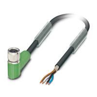 1521999 Phoenix Contact Right Angle Female 4 way M8 to Sensor Actuator Cable, 10m