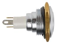 57-112g ITW Switches 57 Series Illuminated Miniature Push Button Switch, Momentary, Panel Mount, 16.1mm Cutout, SPST, Green