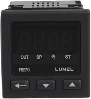 re70-00e0 Lumel RE70 Panel Mount PID Temperature Controller, 48 x 48mm 1 Input, 1 Output Relay, 230 V ac Supply Voltage