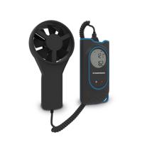 si-vv3 SAUERMANN. Rotary Vane Anemometer, 30m/s Max, Measures Air Flow, Air Velocity, Temperature