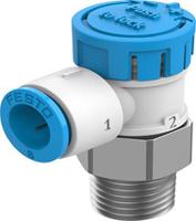 vfoe-le-t-r14-q8 Festo Rotary Knob Exhaust Air One-way Flow Control Pneumatic Manual Control Valve VFOE Series, R 1/4, 1/4in, VFOE-LE-T