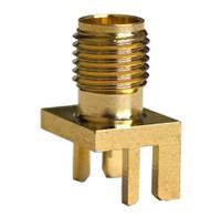 bu-1420701851 Mueller Electric, Jack Edge Mount SMA Connector, Solder Termination, Straight Body