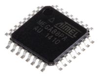 atmega88pa-au Microchip ATMEGA88PA-AU, 8 bit AVR, ATMEGA88PA Microcontroller, 20 MHz, 8kB FLASH, 32-Pin TQFP