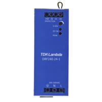 drf-240-24-1 TDK-Lambda DRF Switched Mode DIN Rail Power Supply, 85 → 264V ac ac Input, 24V dc dc Output, 10A Output, 240W