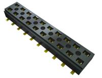 clt-102-02-l-d-tr Samtec CLT Series Vertical Surface Mount PCB Socket, 2-Contact, 2-Row, 2mm Pitch, Press-In Termination
