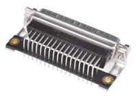 5747497-4 TE Connectivity Amplimite HD-20 50 Way Right Angle Through Hole D-sub Connector Plug, 2.768mm Pitch, with 4-40 UNC,