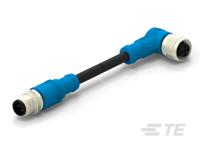 t4162114005-002 TE Connectivity Male/Female 5 way M12 to 5 way M12 Sensor Actuator Cable, 1000 mm