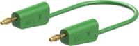 641033-05025 Staubli Test lead, 19A, 30V ac, Green, 500mm Lead Length