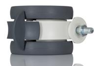 00907638 Tente Swivel Castor Wheel, 100kg Capacity, 100mm Wheel