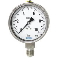 40132374 WIKA G 1/2 Analogue Pressure Gauge 7bar Bottom Entry 100mm Outside Diameter