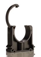 167061040 Georg Fischer PP Black Pipe Clamp, 0.87in x 2.92in x 2.01in, 0.28in