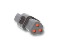 dt04-3p-ep10 Deutsch, DT04, DT 3 Way Connector Housing With Shrink Boot Adapter for use with Automotive Connectors