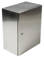 842-8434 RS PRO 304 Stainless Steel Wall Box, IP66, 360 mm x 240 mm x 150mm