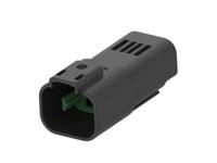 1-2356631-2 TE Connectivity, Superseal Pro Automotive Connector Plug Black Cable Mount 3 Way, Cable Termination