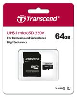 ts64gusd350v Transcend 64 GB MicroSDXC Micro SD Card, Class 10, UHS-I U1