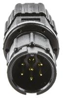 bd-06bmma-ll7001 Amphenol Industrial Circular Connector, 6 Contacts, Panel, Standard Connector, Plug, Male, IP67, Ceres Series