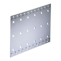 34560-193 nVent SCHROFF Stainless Steel Rack Panel, 3U, Ventilated, 415mm