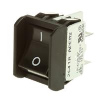 2641lp2a232021l0 Apem DPST, On-Off Rocker Switch Panel Mount