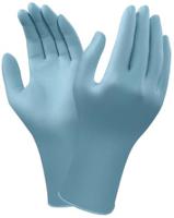 92670090 Ansell 92-670 Blue Powder-Free Nitrile Disposable Gloves, Size 8.5-9, Large, 100 per Pack