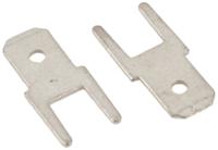 726388-2 TE Connectivity FASTON .187 Uninsulated Male Spade Connector, PCB Tab, 4.8 x 0.5mm Tab Size